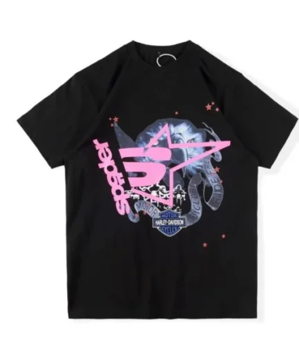 Harley Davidson Black Sp5der T-Shirt