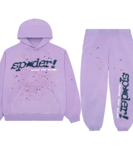 Sp5der Acai Purple Tracksuit