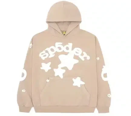 Sp5der Beluga Light Brown Hoodie