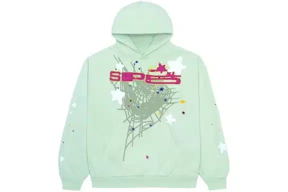 Sp5der SP5 Mint Hoodie Sp5der SP5 Mint Hoodie