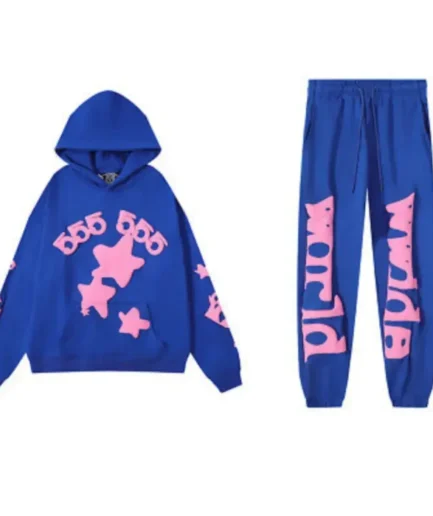 blue sp5der sweatsuit​