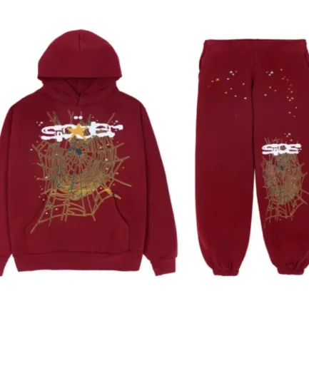 brown sp5der sweatsuit​