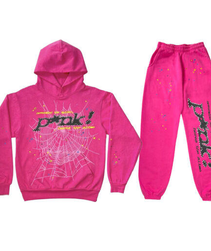 pink sp5der sweatsuit