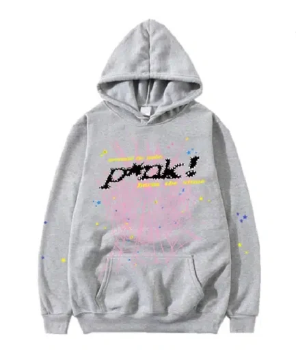 sp5der hoodie grey​